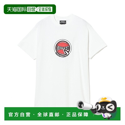 1h可退 日本直邮LILY PAD MAGAZINE 男装 白色 半宽松基础圆领短T