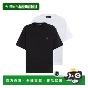 二次方 Dsquared2 女士 短袖 S75G 1h可退 T恤两件装 香港直邮潮奢