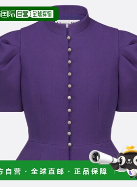 1h可退 香港直邮DIOR 迪奥 女士 短袖外套 511V54A1166 purple紫