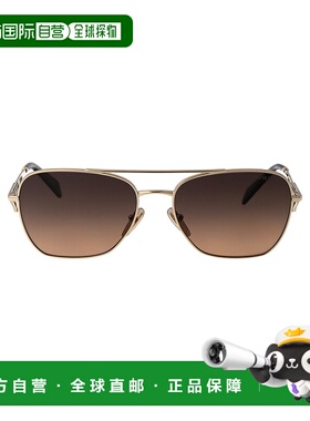 香港直邮PRADA 女士太阳镜 0PRA50SZVN50C SS2025 金色 Sunglasse