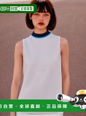 韩国直邮G/Fore高尔夫无袖上装白色POLO衫时尚G4LS23K860D-SNO