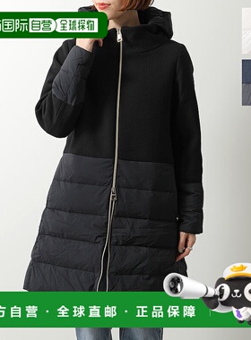 日本直邮HERNO 羽绒大衣 PI002118D 33344 女士羊毛宽松半长款连