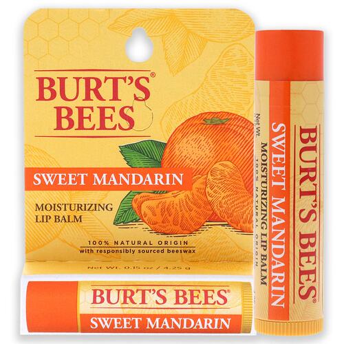 美国直邮Burts Bees小蜜蜂甜柑润唇膏滋润保湿补水不油腻4.5g