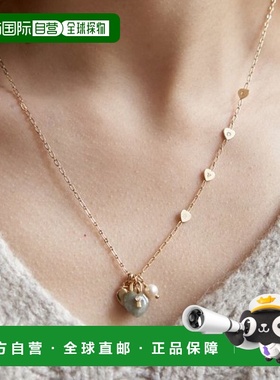 韩国直邮TATIANA 项链 1706538珍珠吊坠链子