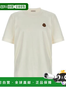 香港直邮Moncler 盟可睐 男士 標誌貼片圓領 T 卹 K20918C0003783