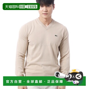 韩国直邮Lacoste 经典版型毛衣 (AH1951-02S) V领针织针织衫