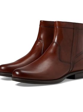 潮奢 florsheim 富乐绅 男士 Midtown 扁平头链扣装饰靴子