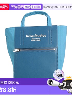 1h可退 香港直邮潮奢 Acne Studios 艾克妮 女士 手袋 blue蓝色