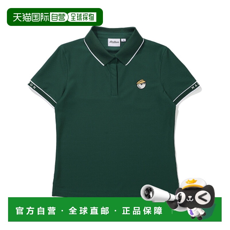 韩国直邮MALBON GOLF 女士Polo衫 M5222PTS51GRN短袖