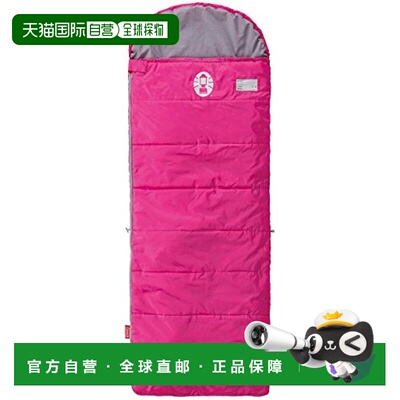 【日本直邮】Coleman 睡袋 学校儿童/C10 粉色 户外新款科勒曼