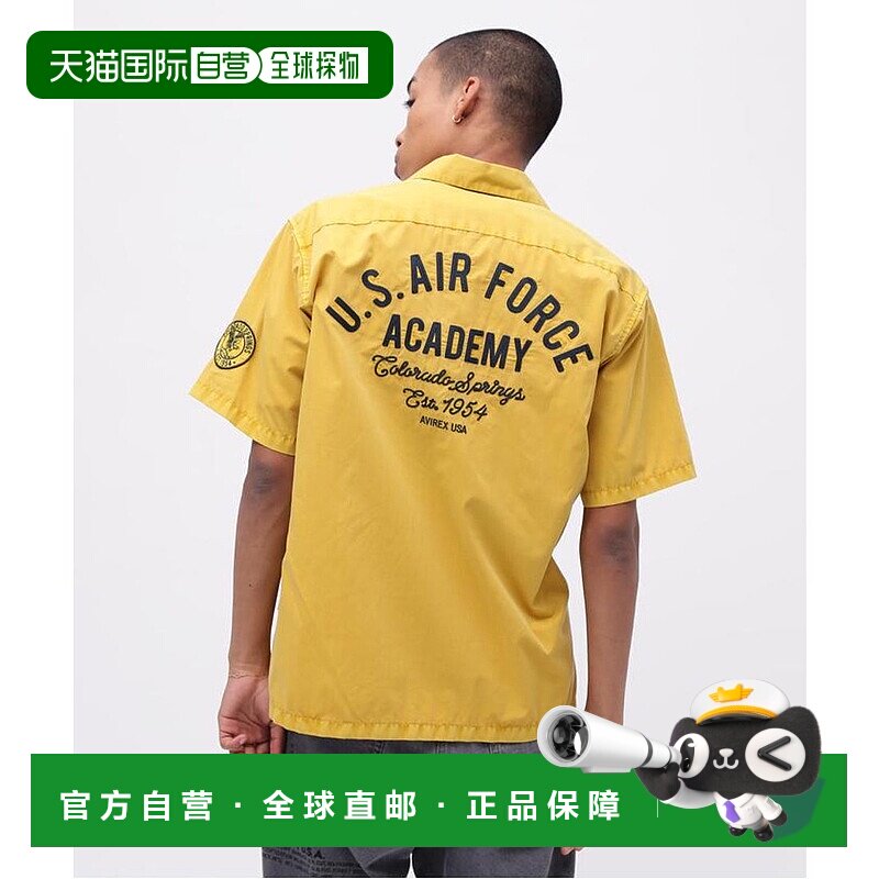 日本直邮AVIREX 褪色半袖工作衬衫[AV1129EM025259] 衬衫速干