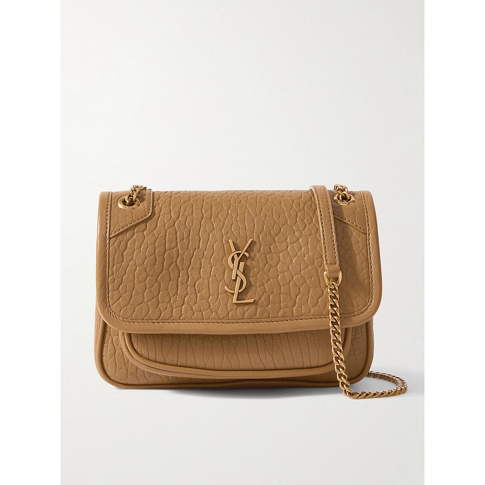 Saint Laurent 圣罗兰 女士 Niki 迷你起皱皮革肩包 828736AACYT
