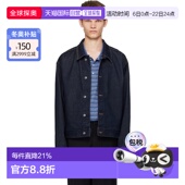 香港直邮潮奢 Fit HUGO 男士 1h可退 Regular 雨果 海军蓝 牛仔夹