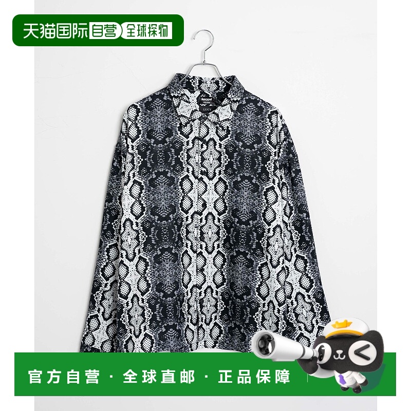 1h可退 日本直邮LUCY男士动物图案阿姆斯特朗印花衬衫 LU24SP03M0
