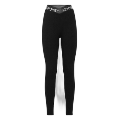 自营 高腰紧身裤 Stones Philipp Plein TM - 黑色 美国奥莱直发