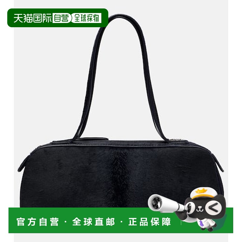 1h可退 香港直邮KHAITE 女士 Simona 小牛毛肩包 blue蓝色 舒适时