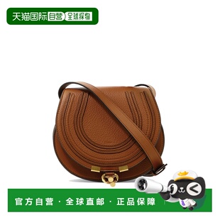 香港直邮CHLOÉ 棕色 女士单肩包 MARCI C22AS680I3125M 1h可退