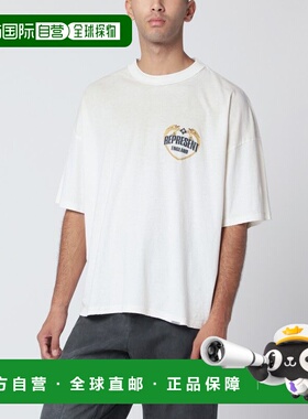 1h可退 香港直邮Represent 男士 ÉCRU 棉混纺T恤 MLM100171CO30