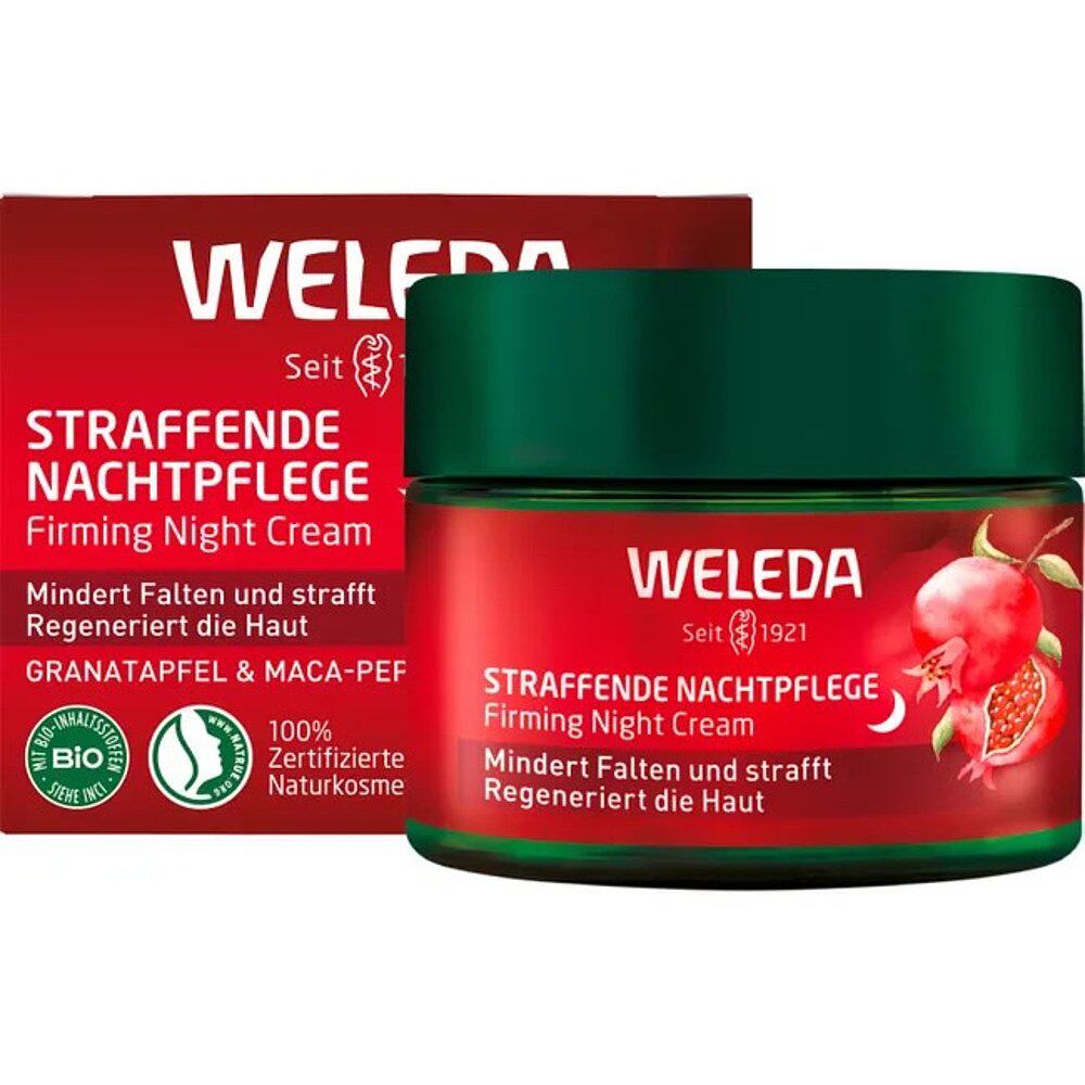 德国Weleda维蕾德石榴和玛卡胜肽夜间紧致护理霜40ml