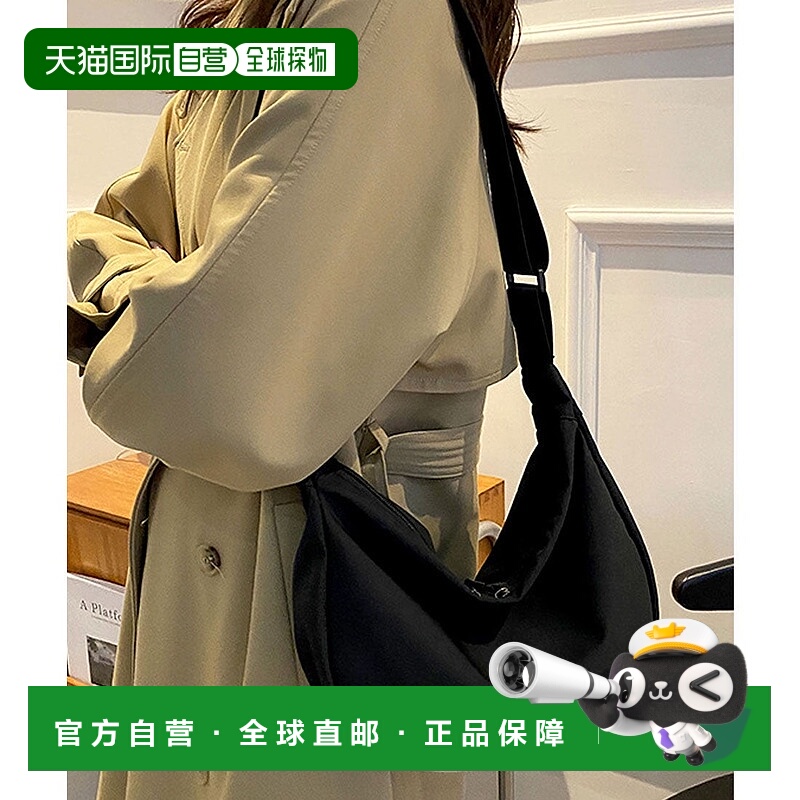 日本直邮florge 轻量简约纯色圆肩背包 FL8218AW010227 背包