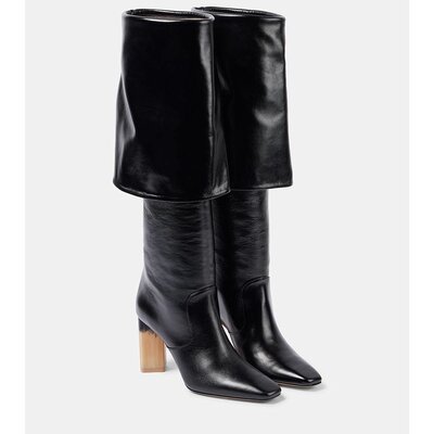 Chloe 蔻依 女士 Georgia 90 皮质及膝靴子