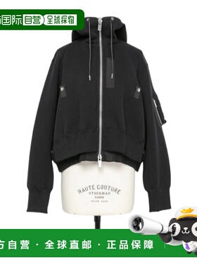 1h可退 香港直邮Sacai 斜纹连帽衫 SCW344长袖卫衣