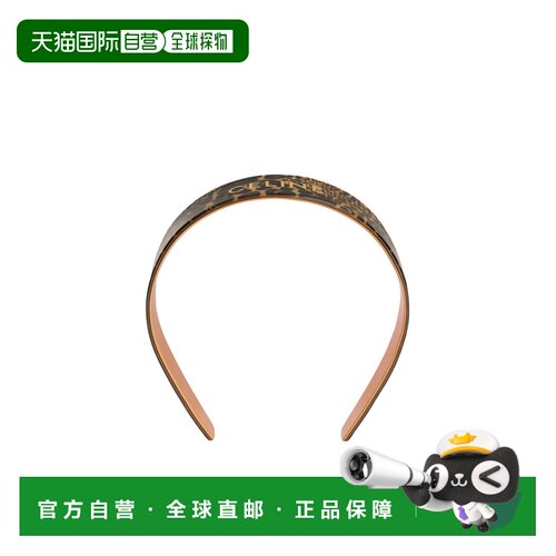 1h可退 香港直邮CELINE 女士发饰 461DJ6CST11LJ AW2025 黄色 徽