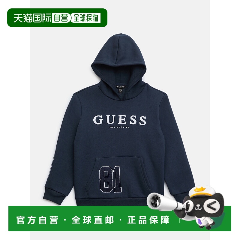 自营guessMiguel Logo Pullover (7-16) - planetary blue 美国奥