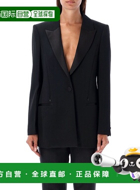 香港直邮GIVENCHY 女士西服 BW30GC14QJ001 AW2023 黑色外套西装