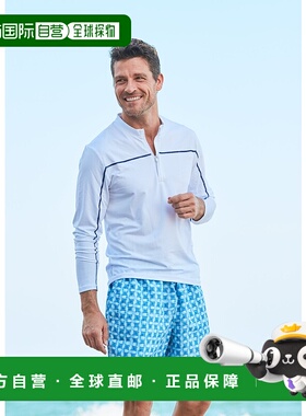 自营 cabana life男士 Windermere 双面泳裤 - 蓝色 美国奥莱直发