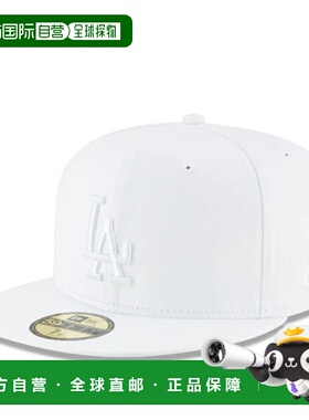 日本直邮New Era 59FIFTY 棒球帽 [NE3448EM007140] 黑色x白色