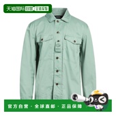 香港直邮潮奢 舒适时尚 Diesel 男士 1h可退 green绿色 迪赛 衬衫