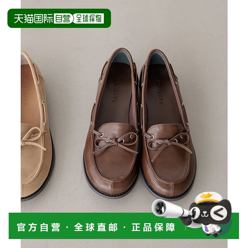 1h可退 日本直邮BAYFLOW女士软质合皮甲板鞋 鞋款百搭舒适贴合 57