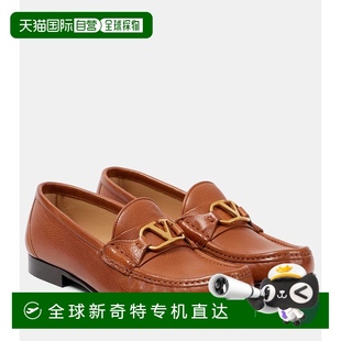 香港直邮潮奢 华伦天奴 1h可退 Valentino 标志皮质乐 女士 VLogo