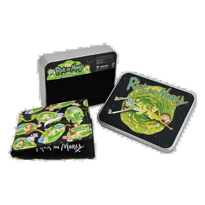 自营concept oneWB 成人游泳 Rick And Morty AOP 双折钱包，带装