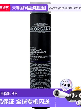 澳大利亚直邮My.Organics洗发水黑色强韧发丝柔发去屑控油250ml正
