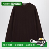 香港直邮潮奢 男士 Loro 1h可退 Piana 诺悠翩雅 棕色羊毛毛衣