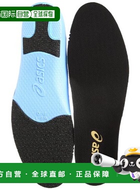 【日本直邮】ASICS 棒球钉鞋用成型鞋垫 GSZ306 黑色 SS亚瑟士