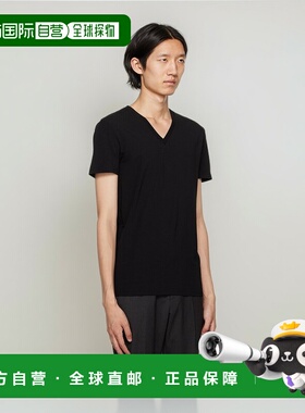 【99新未使用】香港直邮Zegna V 领短袖 T 恤 N2M800090杰尼亚高