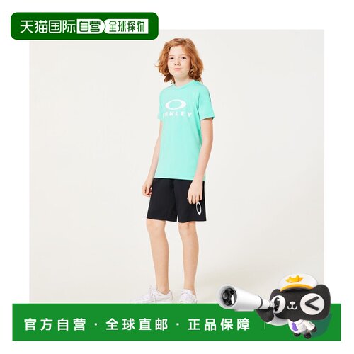 日本直邮OAKLEY 儿童 吸汗速干 UPF50+ 四面弹力 logo T恤 FOA407