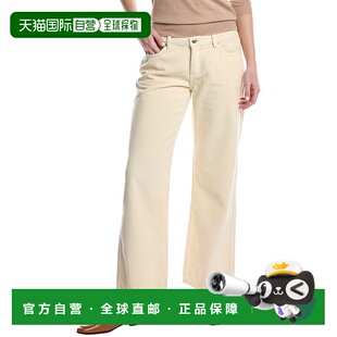 自营 DL1961 Drue 灯芯绒直筒裤 - 白色裤子 美国奥莱直发