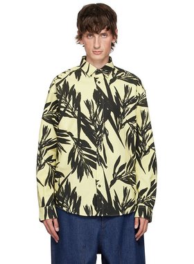 JACQUEMUS|黑色和黄色 La Casa 'La chemise Simon' 衬衫