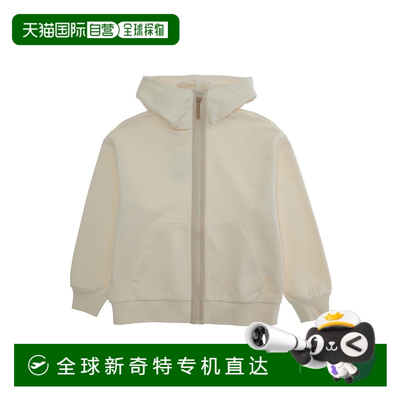 1h可退 香港直邮潮奢 il gufo 女童 连帽卫衣童装 P25GA445M0116