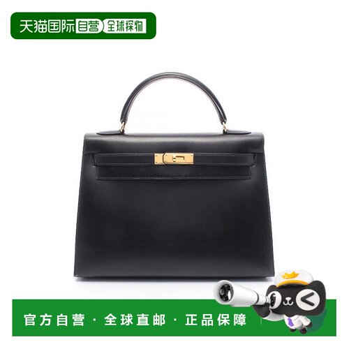 1h可退 日本直邮中古Hermes爱马仕女包B级9新Kelly32凯利32牛皮手