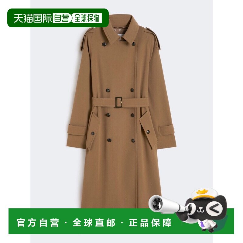 香港直邮MAX MARA 女士外套 SS2026 2611021021600001 棕色风衣图片