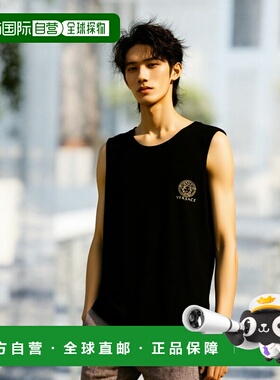 1h可退 欧洲直邮VERSACE 男士T恤AU101931A10011A225E范思哲上衣