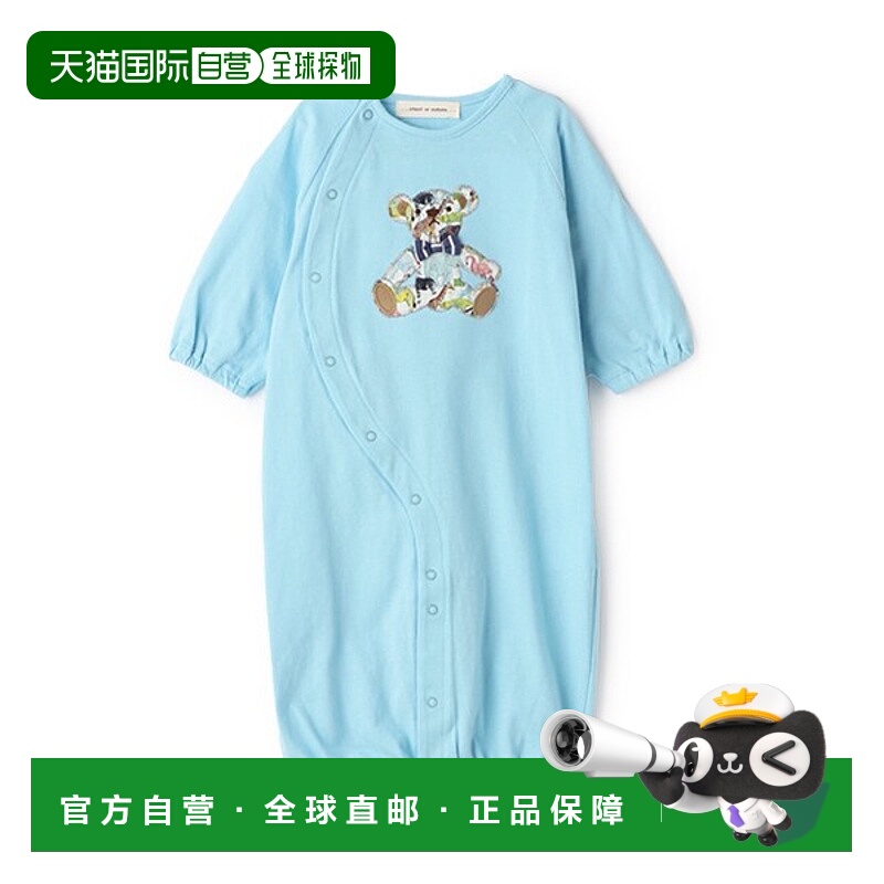 1h可退 日本直邮sense of wonder儿童春夏两穿设计Teddy Bear刺绣