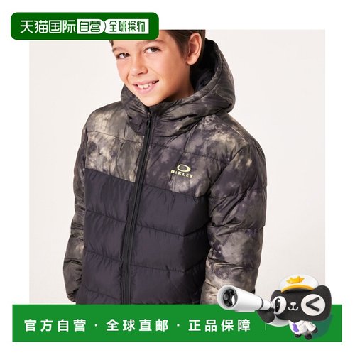 日本直邮OAKLEY 儿童 保暖粒棉填充 宽松连帽夹克 半拉链反光设计