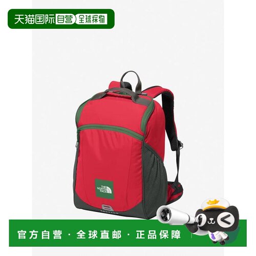 1h可退 日本直邮THE NORTH FACE 长方形儿童 北面背包双肩包腰带