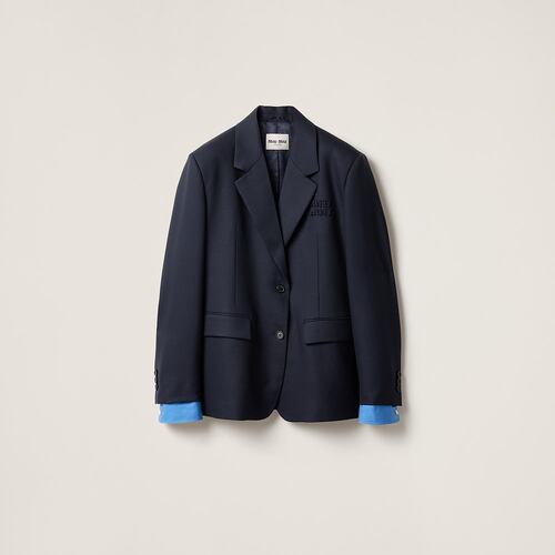 MIU MIU(缪缪)24新品 单排扣华达呢夹克
